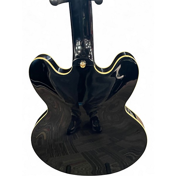 Used Epiphone Sheraton II Black Hollow Body Electric Guitar