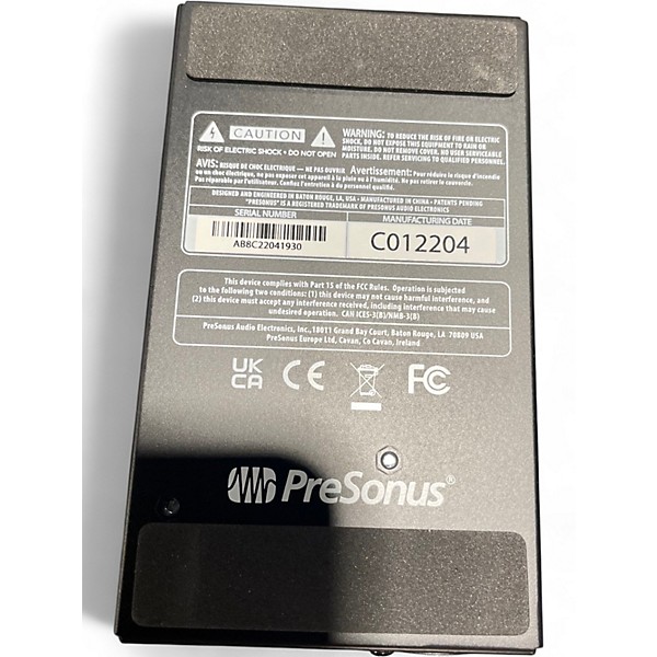 Used PreSonus revelator Audio Interface