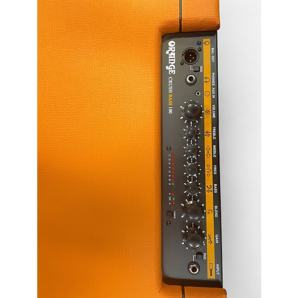 Used Orange Amplifiers CR100BXT Crush 100W 1x15 Bass Combo Amp