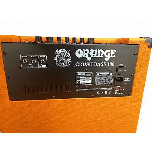 Used Orange Amplifiers CR100BXT Crush 100W 1x15 Bass Combo Amp