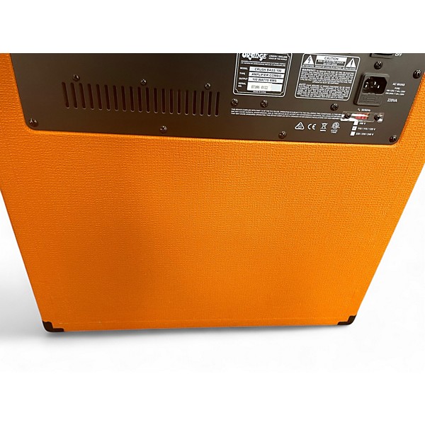 Used Orange Amplifiers CR100BXT Crush 100W 1x15 Bass Combo Amp
