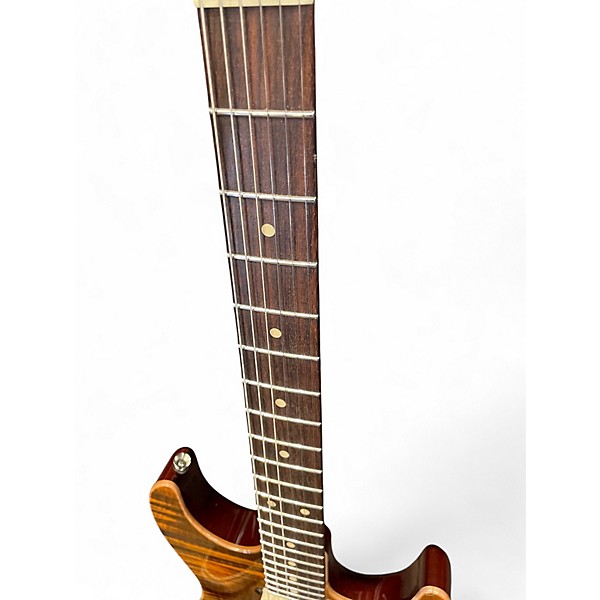 Used 2014 Tom Anderson Drop Top Tiger Eye Solid Body Electric Guitar