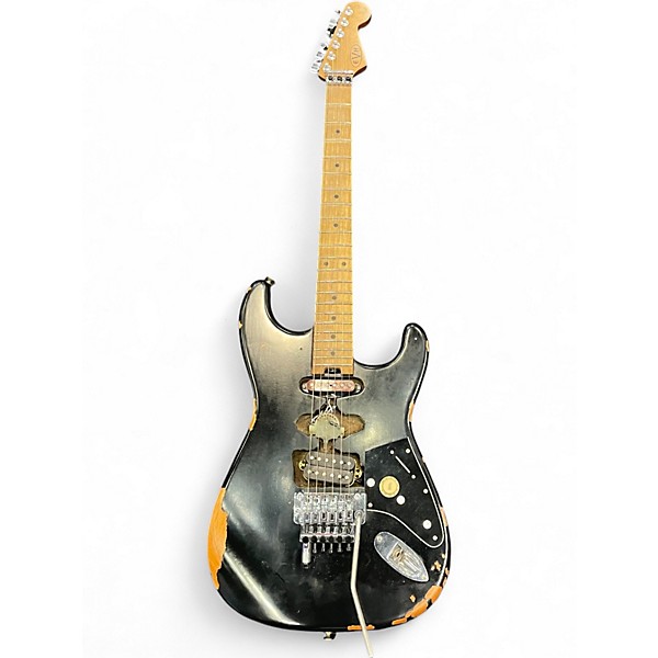 Used EVH Frankenstein Relic Black Solid Body Electric Guitar