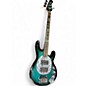 Used Ernie Ball Music Man SABRE BASS Ocean Blue Burst Electric Bass Guitar thumbnail
