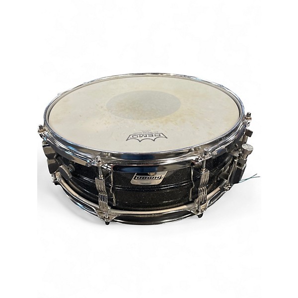 Used Ludwig 14in Acrolite Snare Metallic Black Drum