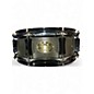 Used Pork Pie 12X4 Little Squealer Snare Satin Black Drum thumbnail