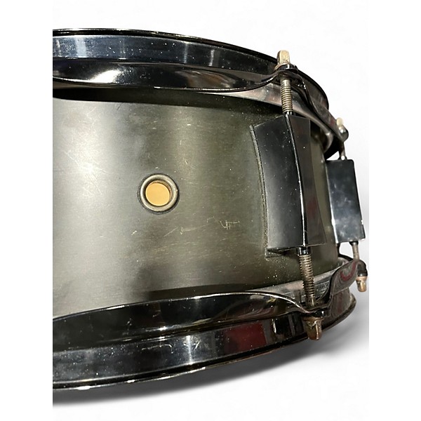 Used Pork Pie 12X4 Little Squealer Snare Satin Black Drum