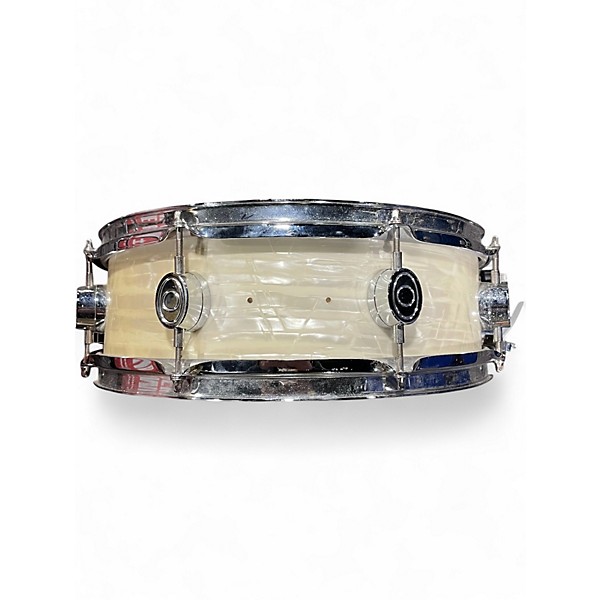 Used PDP by DW 14X4 Pacific Series Snare Pearl White Drum