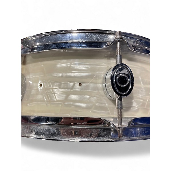 Used PDP by DW 14X4 Pacific Series Snare Pearl White Drum