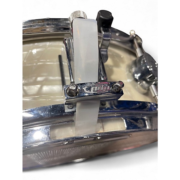 Used PDP by DW 14X4 Pacific Series Snare Pearl White Drum