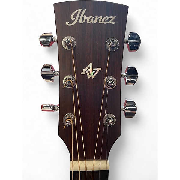 Used Ibanez AW54CE Natural Acoustic Electric Guitar