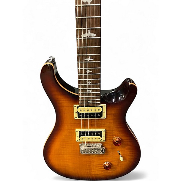 Used PRS SE Custom 22 2 Color Sunburst Solid Body Electric Guitar