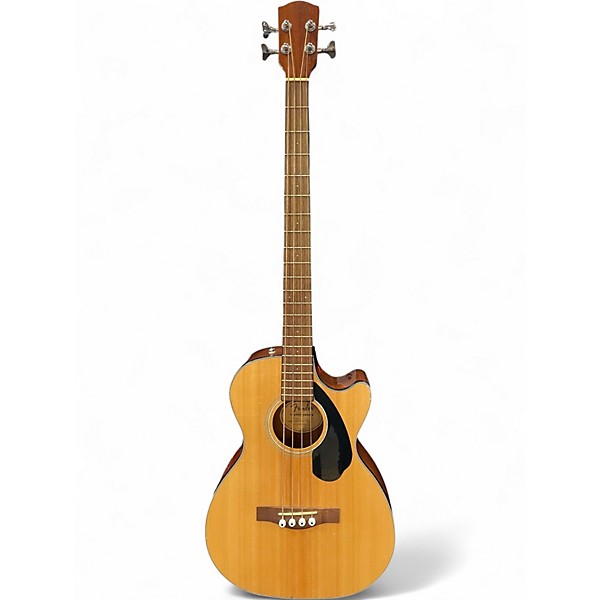 Used Fender CB60SCE Natural Acoustic Bass Guitar