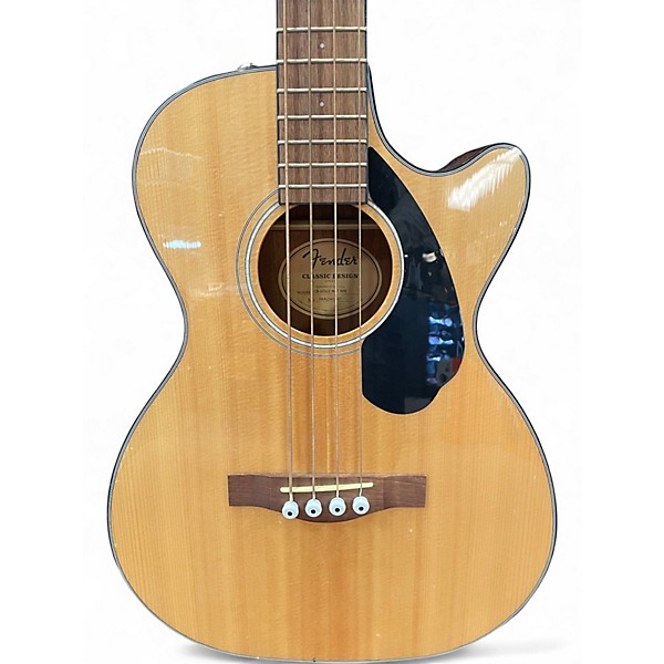 Used Fender CB60SCE Natural Acoustic Bass Guitar