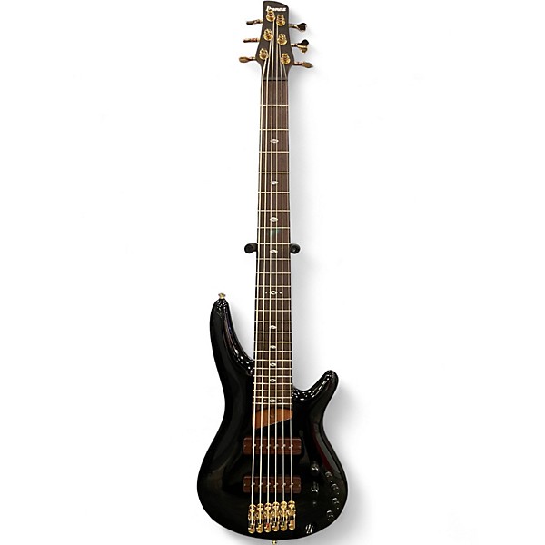 Used Ibanez SR3506 Black Electric Bass Guitar