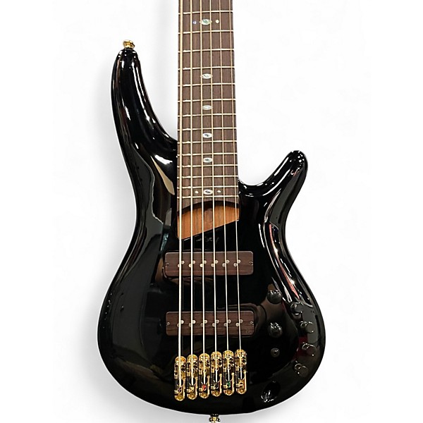 Used Ibanez SR3506 Black Electric Bass Guitar
