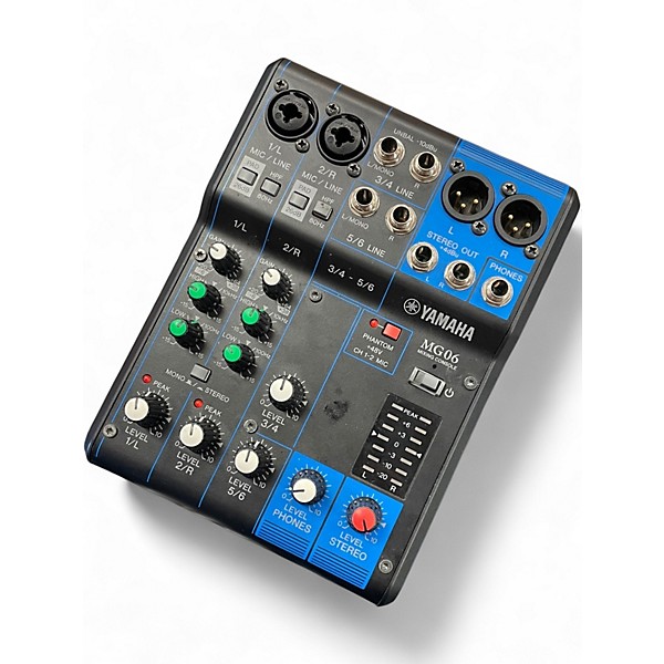 Used Yamaha MG06X Unpowered Mixer