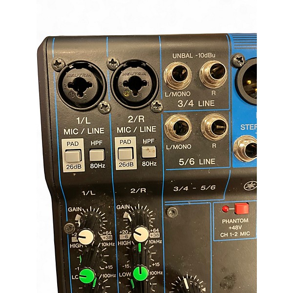 Used Yamaha MG06X Unpowered Mixer