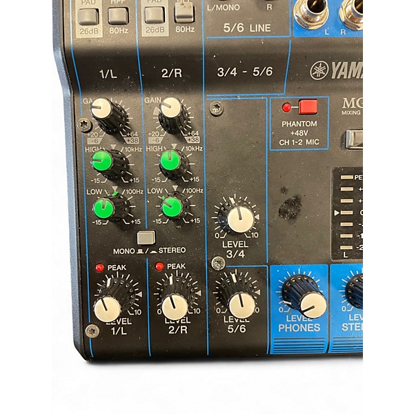 Used Yamaha MG06X Unpowered Mixer
