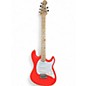 Used Sterling by Music Man Sub Series Cutlass Fiesta Red Solid Body Electric Guitar thumbnail
