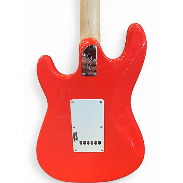 Used Sterling by Music Man Sub Series Cutlass Fiesta Red Solid Body Electric Guitar