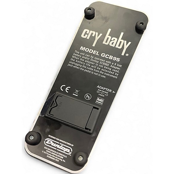 Used Dunlop GCB95 Original Crybaby Wah Effect Pedal