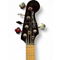 Used Squier Contemporary Active Jazz Bass HH V Black Electric Bass Guitar