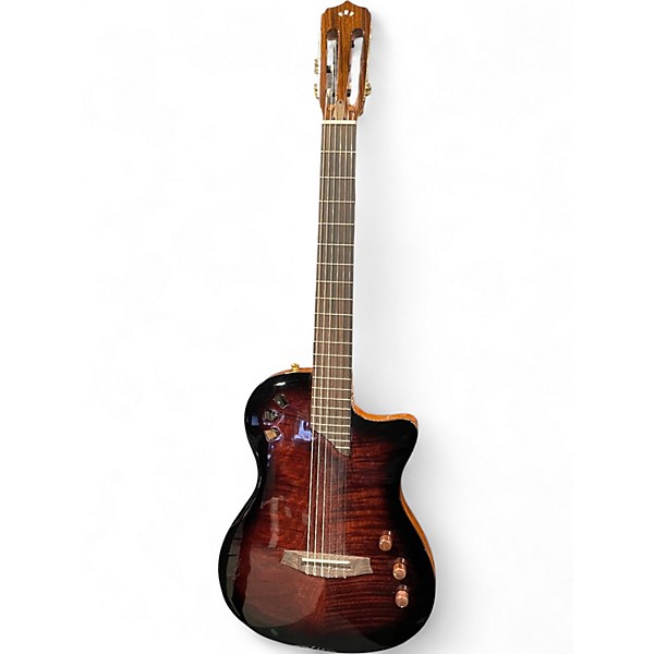 Used Cordoba STAGE Brown Sunburst Acoustic Electric Guitar