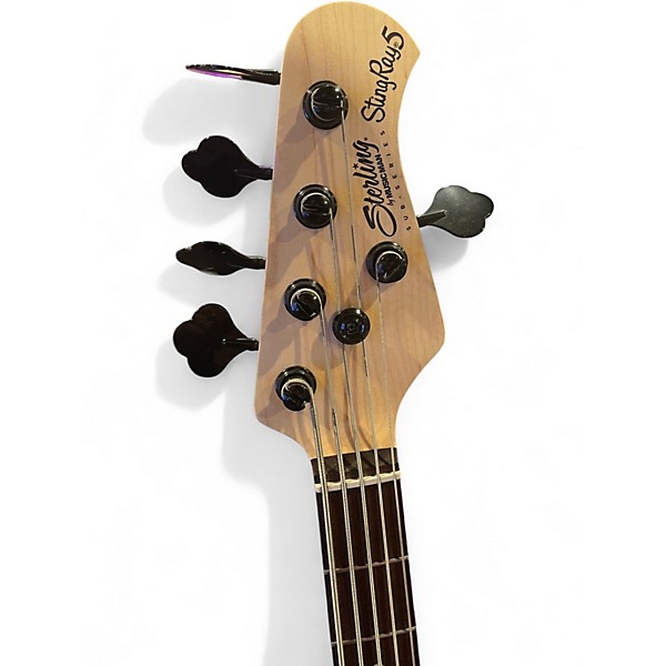 Used Sterling by Music Man Ray5 5 String Black Electric Bass Guitar