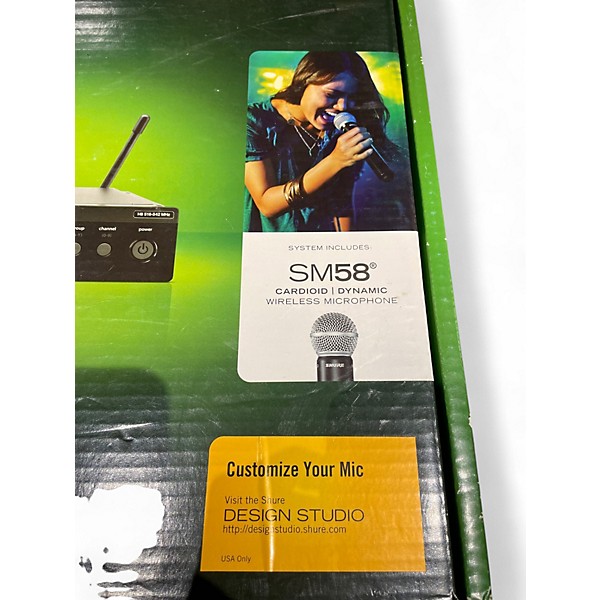 Used Shure BLX Vocal System + SM58 Handheld Wireless System