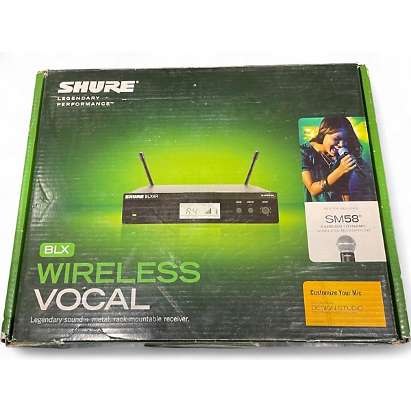 Used Shure BLX Vocal System + SM58 Handheld Wireless System