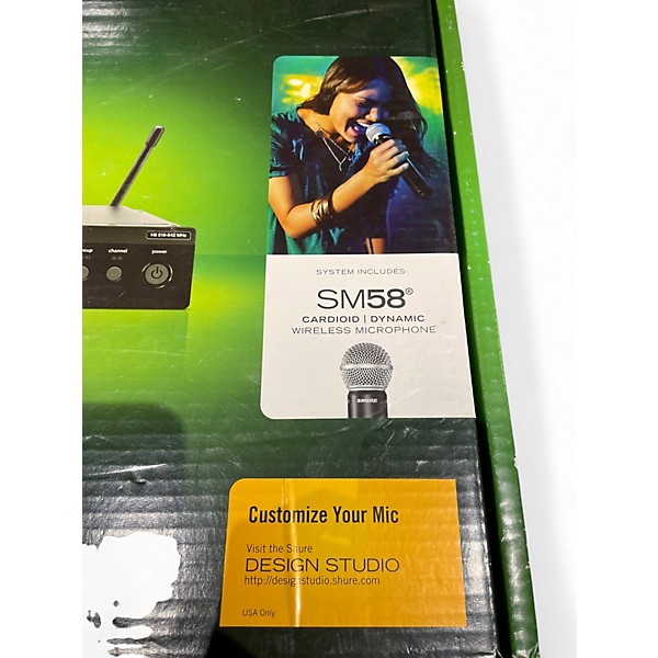 Used Shure BLX Vocal System + SM58 Handheld Wireless System