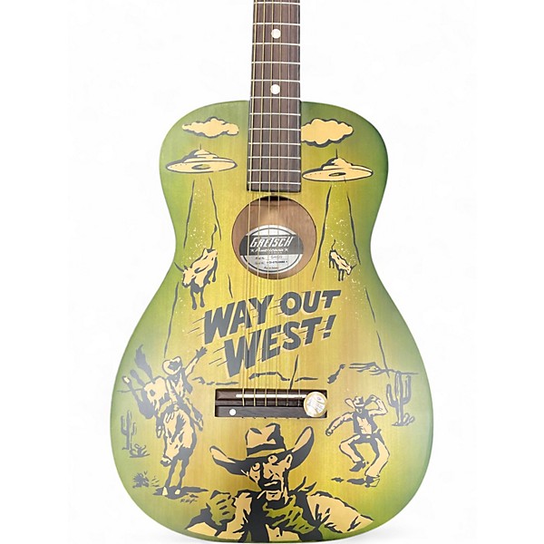 Used Gretsch Guitars AMERICANA G4520 Green Acoustic Guitar