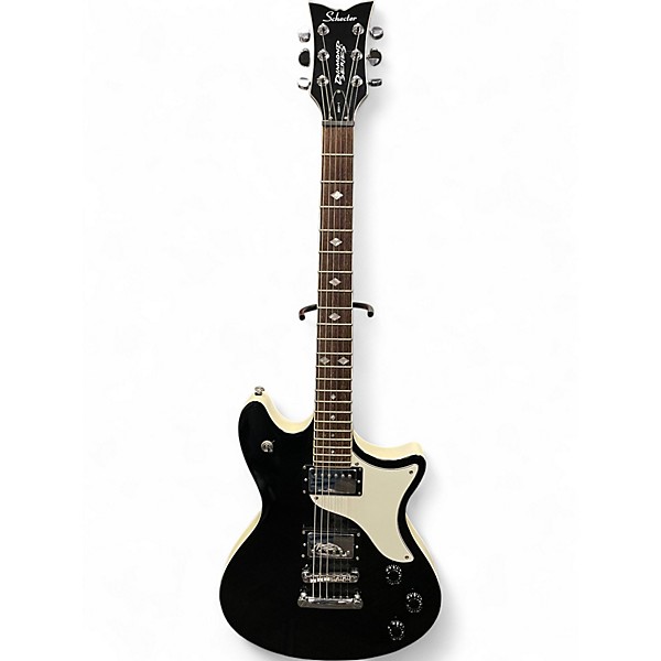 Used Schecter Guitar Research TEMPEST T1 Black Solid Body Electric Guitar