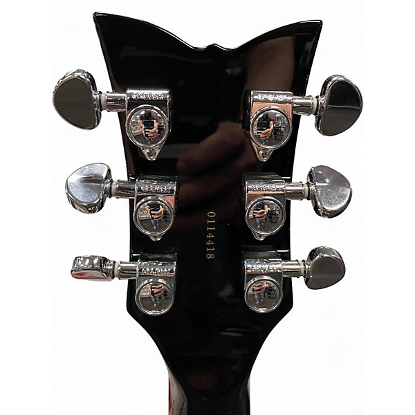 Used Schecter Guitar Research TEMPEST T1 Black Solid Body Electric Guitar