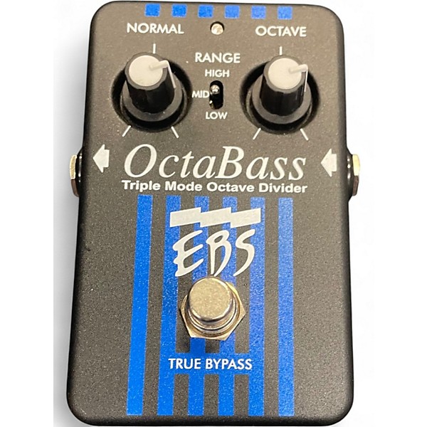 Used EBS Octabass Triple Mode Bass Octave Divider Bass Effect Pedal