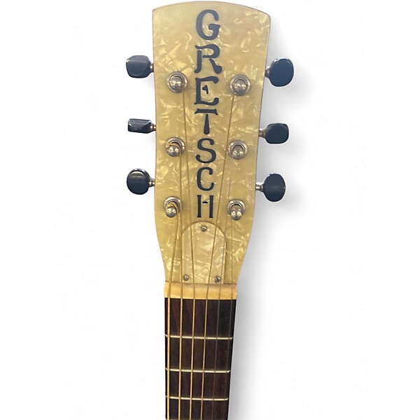Used Gretsch Guitars G9201 Honeydipper Metal Round Neck Silver Resonator Guitar