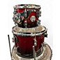 Used PDP by DW 6 Piece Concept MAPLE Red with Black Bevels Drum Kit