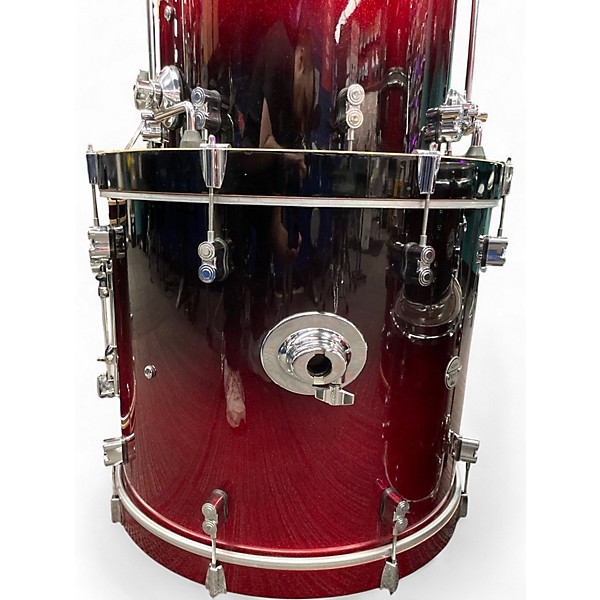 Used PDP by DW 6 Piece Concept MAPLE Red with Black Bevels Drum Kit