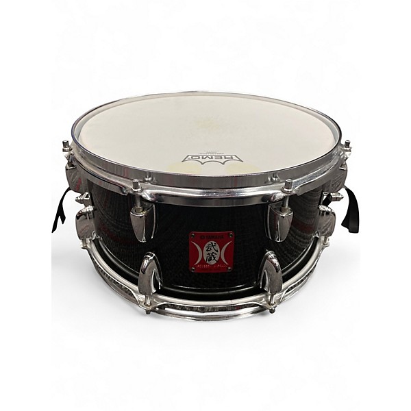 Used Yamaha 14in Oak Musashi Snare Black Drum