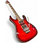 Used Ibanez RG4EXQM1 Trans Red Solid Body Electric Guitar