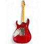 Used Ibanez RG4EXQM1 Trans Red Solid Body Electric Guitar