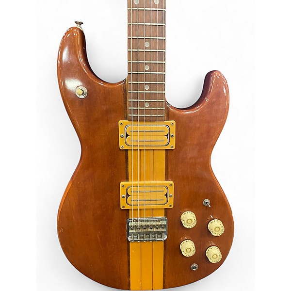 Used Memphis ST100B Brown Solid Body Electric Guitar