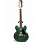 Used Epiphone ES335 Green Hollow Body Electric Guitar thumbnail