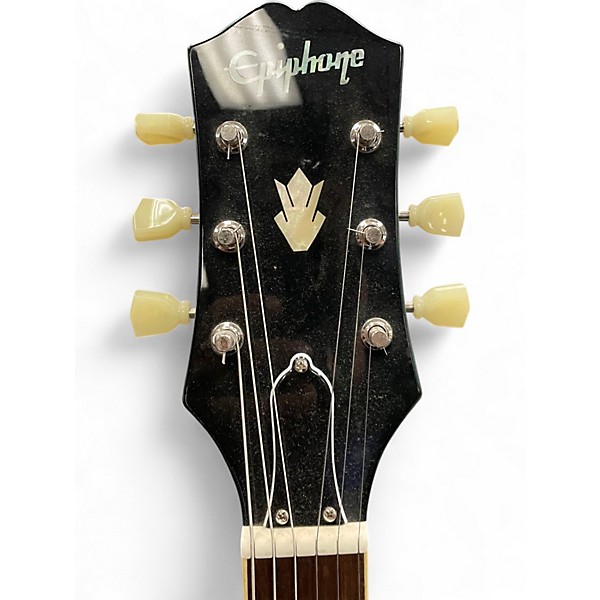 Used Epiphone ES335 Green Hollow Body Electric Guitar
