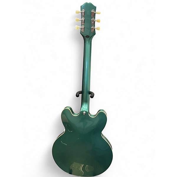 Used Epiphone ES335 Green Hollow Body Electric Guitar