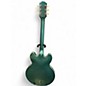 Used Epiphone ES335 Green Hollow Body Electric Guitar
