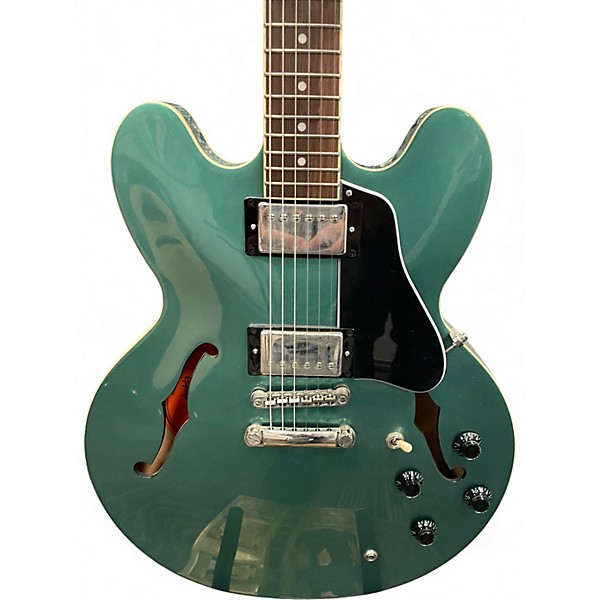 Used Epiphone ES335 Green Hollow Body Electric Guitar