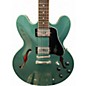 Used Epiphone ES335 Green Hollow Body Electric Guitar