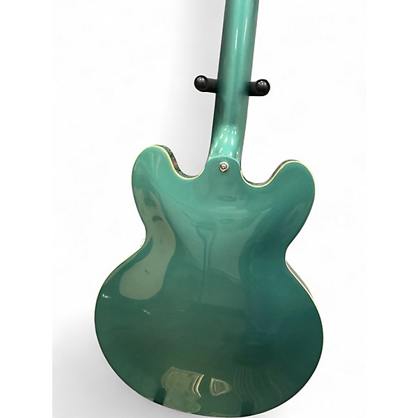 Used Epiphone ES335 Green Hollow Body Electric Guitar